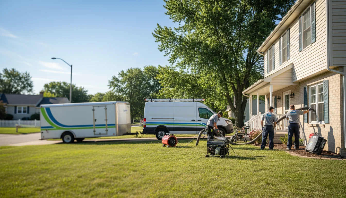 Flooded Basement Restoration And Cleanup With Repair in Oakville, IA near me